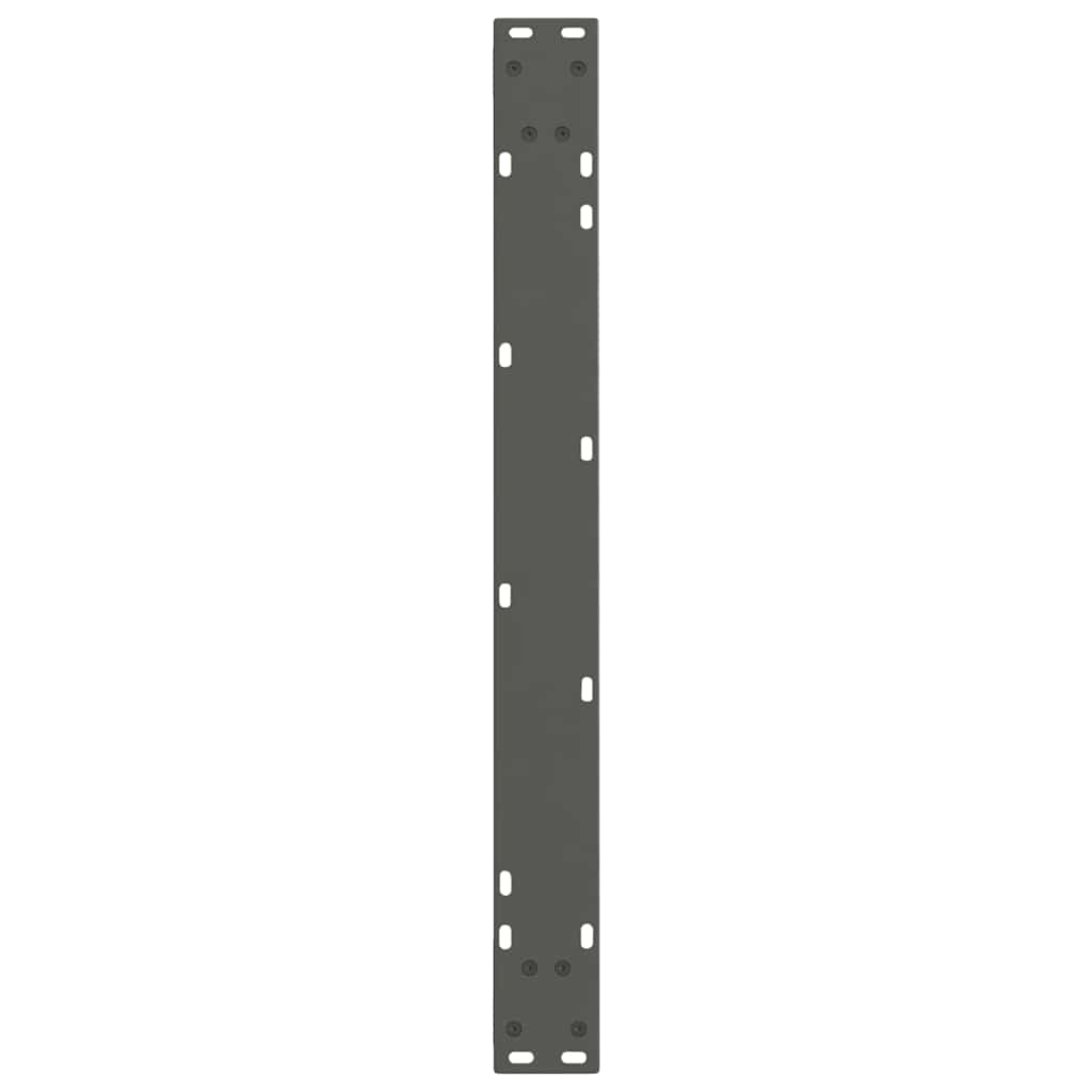 spisebordsben V-formet 2 stk. antracit 90 x (72-73,3) cm stål