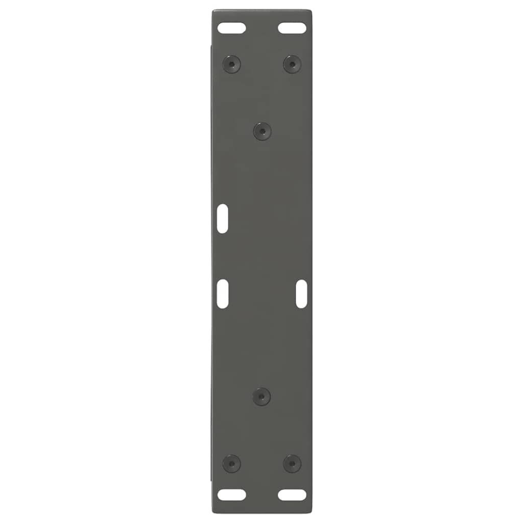 sofabordsben 2 stk. antracit 30x(30-31,3) cm stål