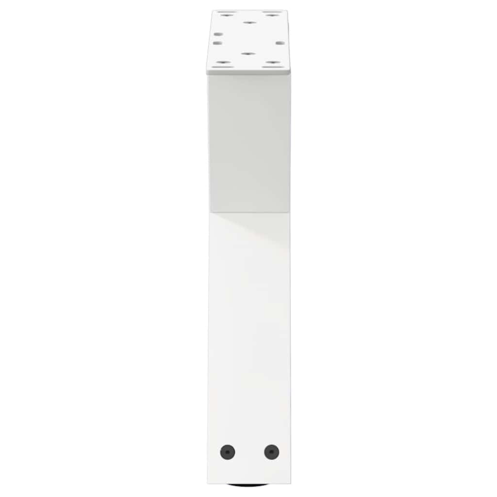 sofabordsben 2 stk. hvid 40x(30-31,3) cm stål