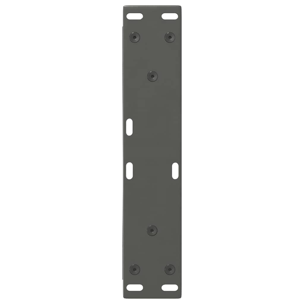 sofabordsben 2 stk. antracit 40x(30-31,3) cm stål