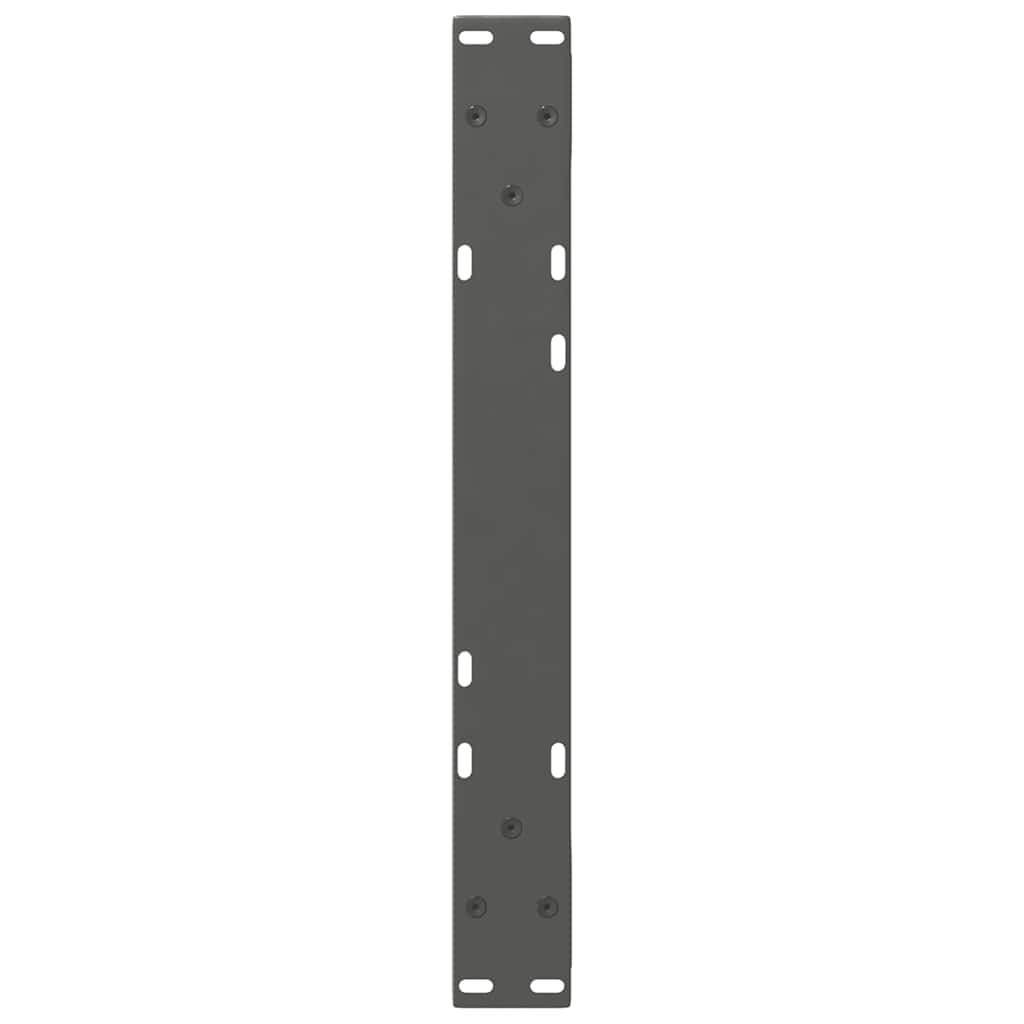 sofabordsben 2 stk. antracit 50x(30-31,3) cm stål