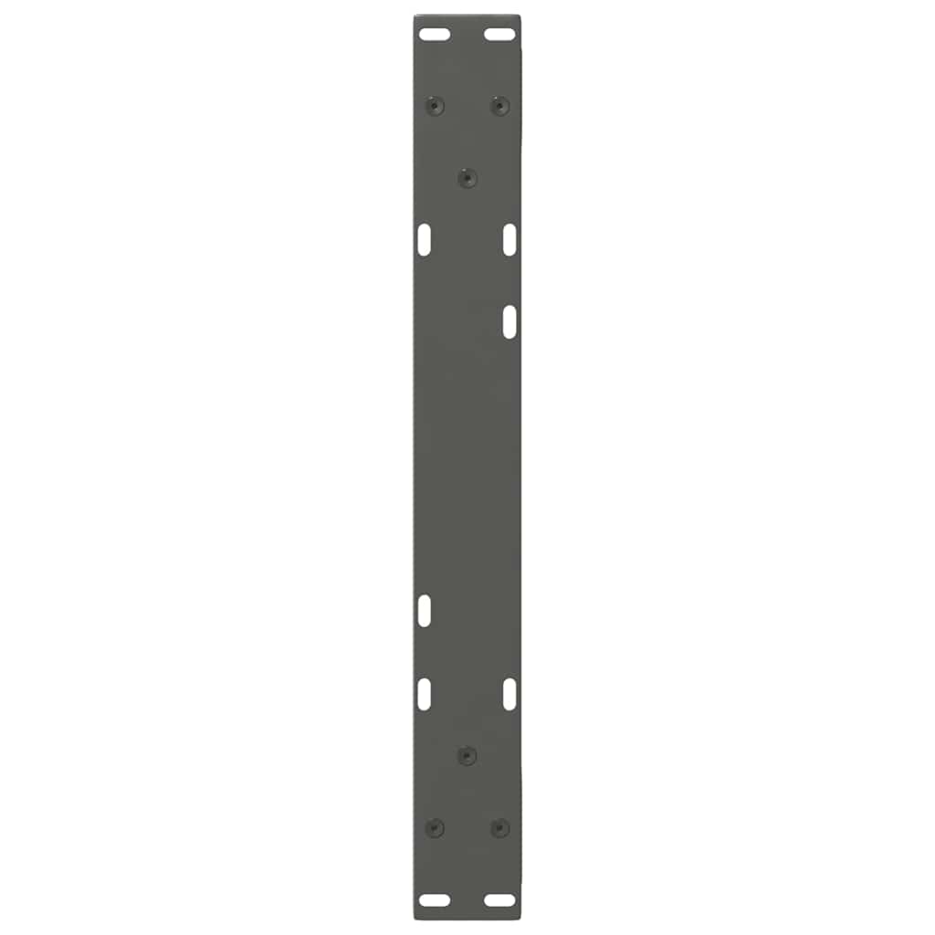 sofabordsben 2 stk. antracit 60 x (30-31,3) cm stål