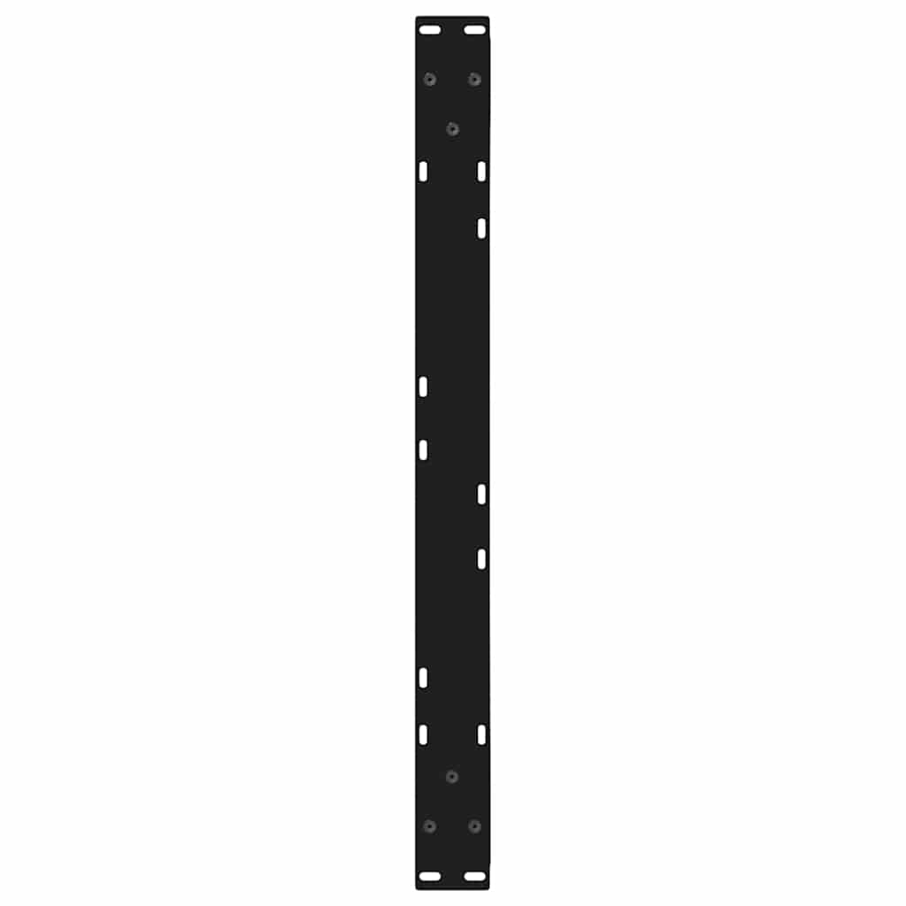 sofabordsben 2 stk. sort 70 x (30-31,3) cm stål