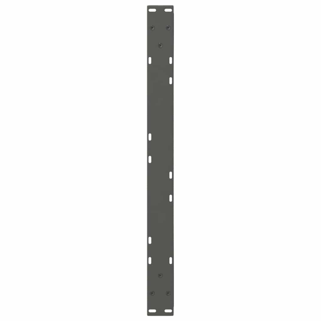 sofabordsben 2 stk. antracit 70 x (30-31,3) cm stål