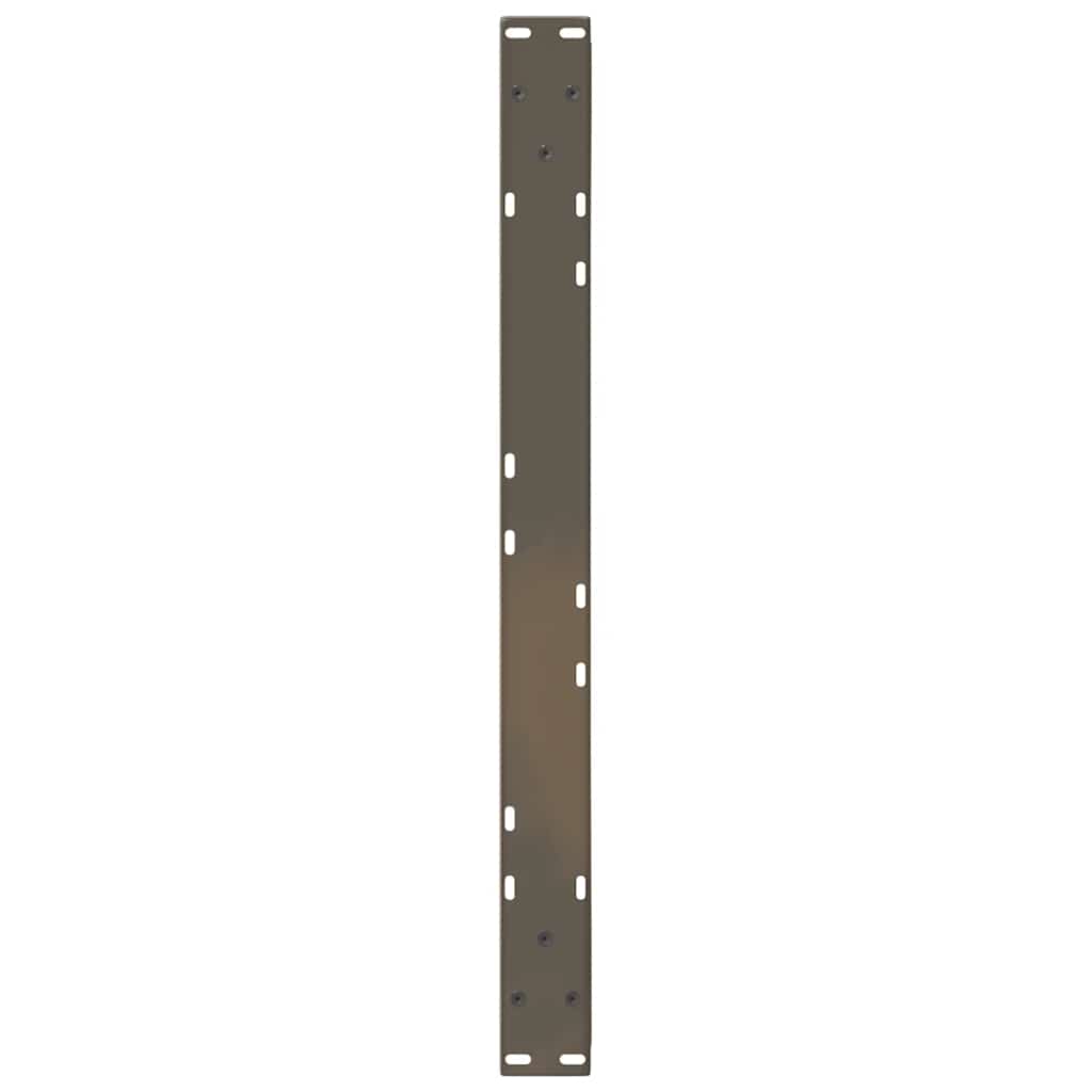 sofabordsben 2 stk. naturstål 70 x (30-31,3) cm stål