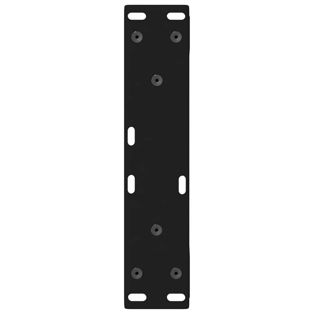 sofabordsben 2 stk. sort 28 x (42-43,3) cm stål