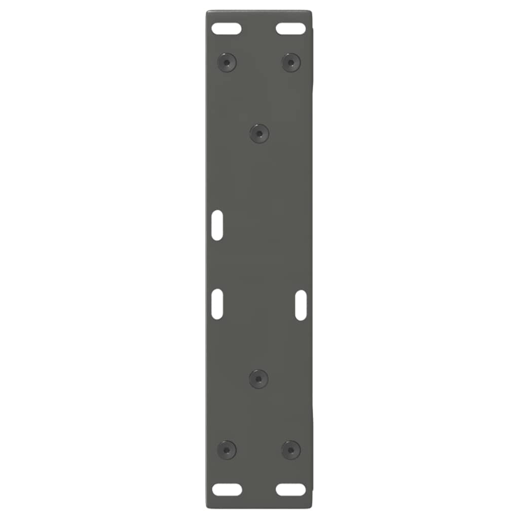 sofabordsben 2 stk. antracit 28 x (42-43,3) cm stål