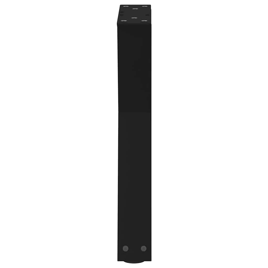 sofabordsben 2 stk. sort 38 x (42-43,3) cm stål
