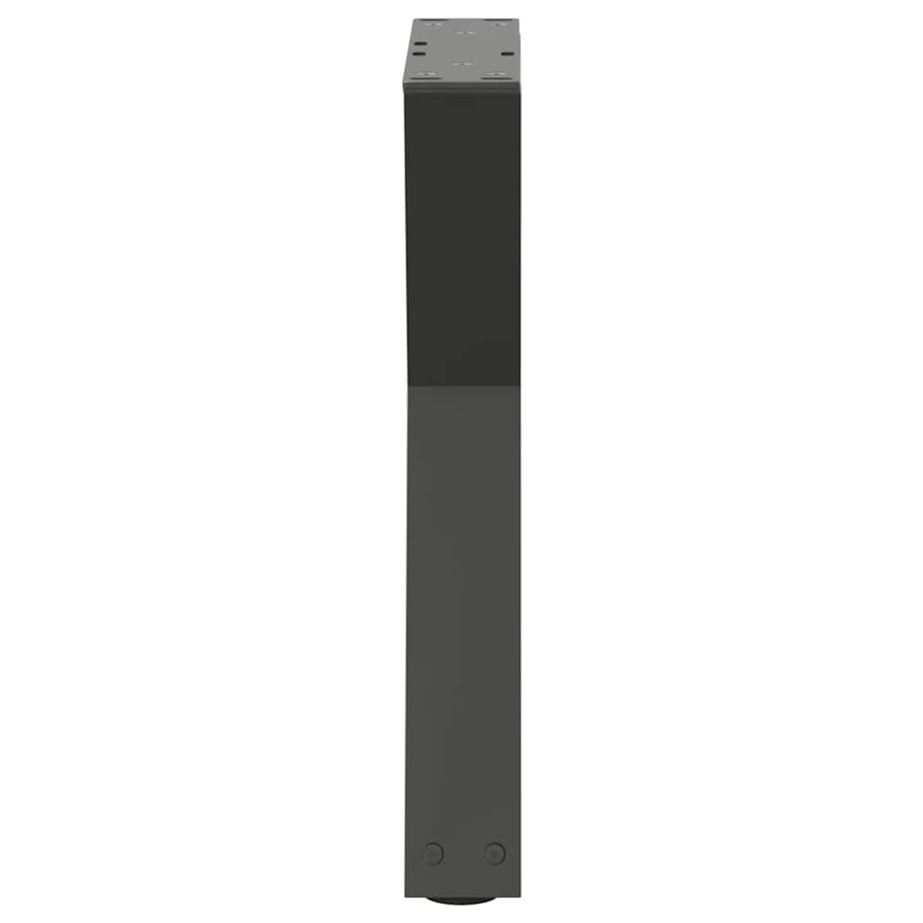sofabordsben 2 stk. antracit 38 x (42-43,3) cm stål