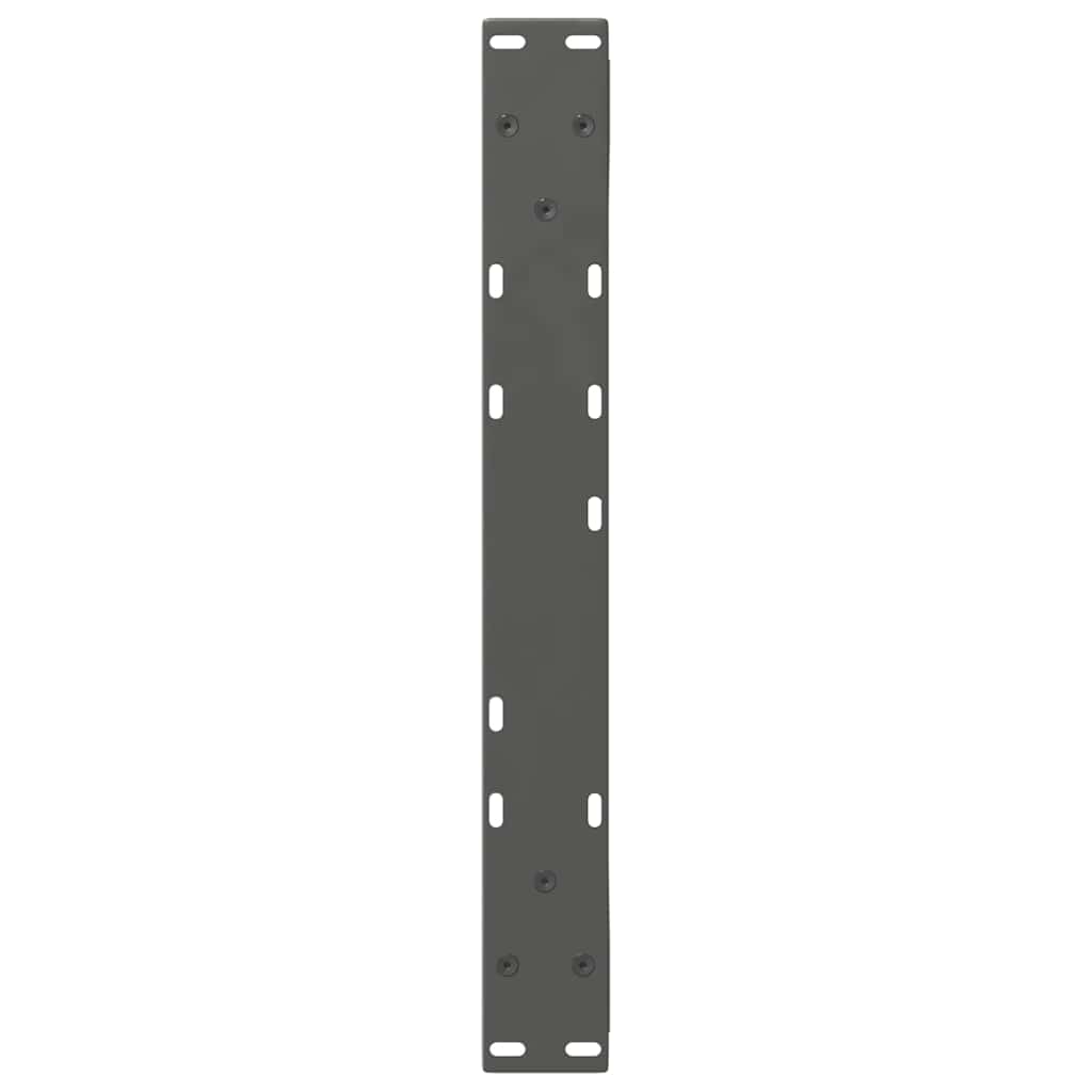 sofabordsben 2 stk. antracit 50x(42-43,3) cm stål
