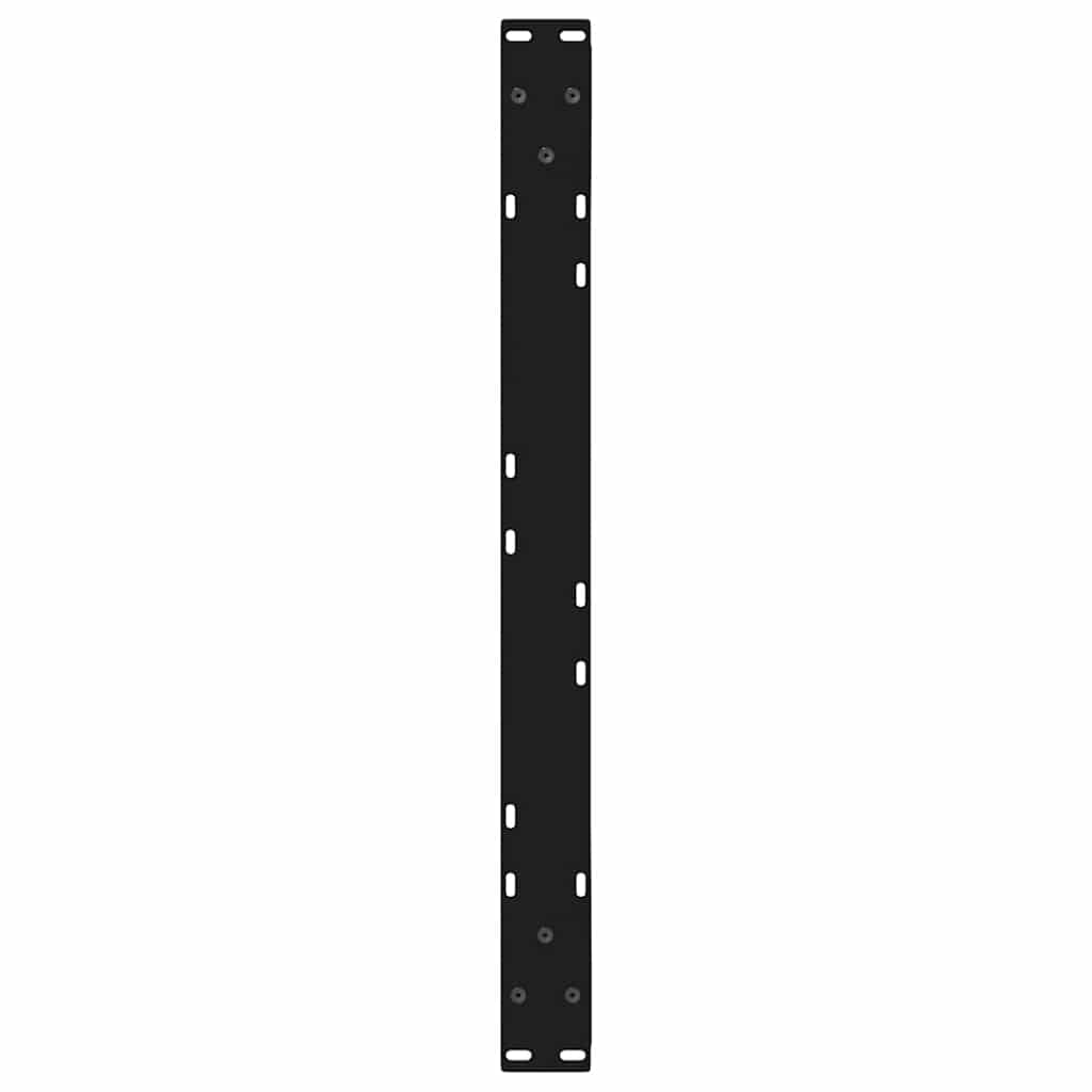 sofabordsben 2 stk. sort 70 x (42-43,3) cm stål