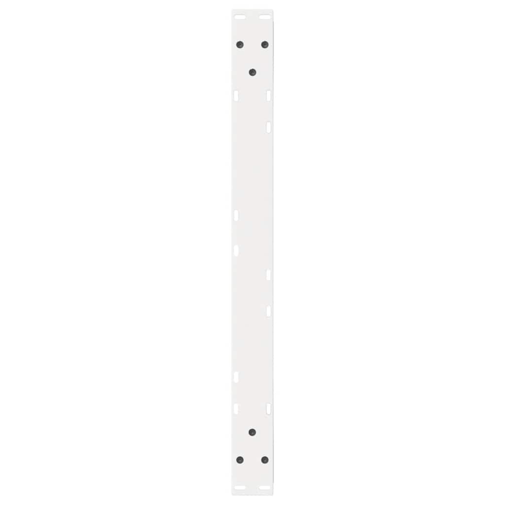 sofabordsben 2 stk. hvid 70 x (42-43,3) cm stål