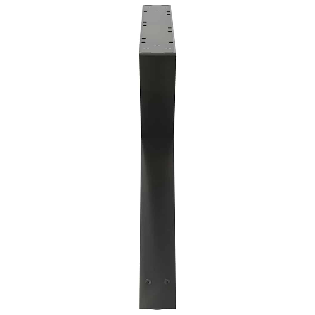 sofabordsben 2 stk. antracit 70 x (42-43,3) cm stål
