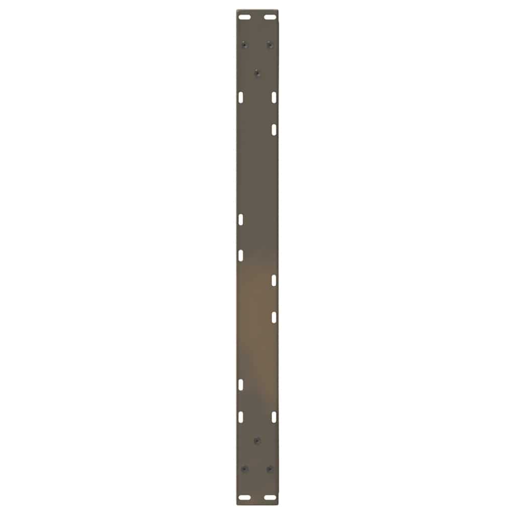 sofabordsben 2 stk. naturstål 70 x (42-43,3) cm stål