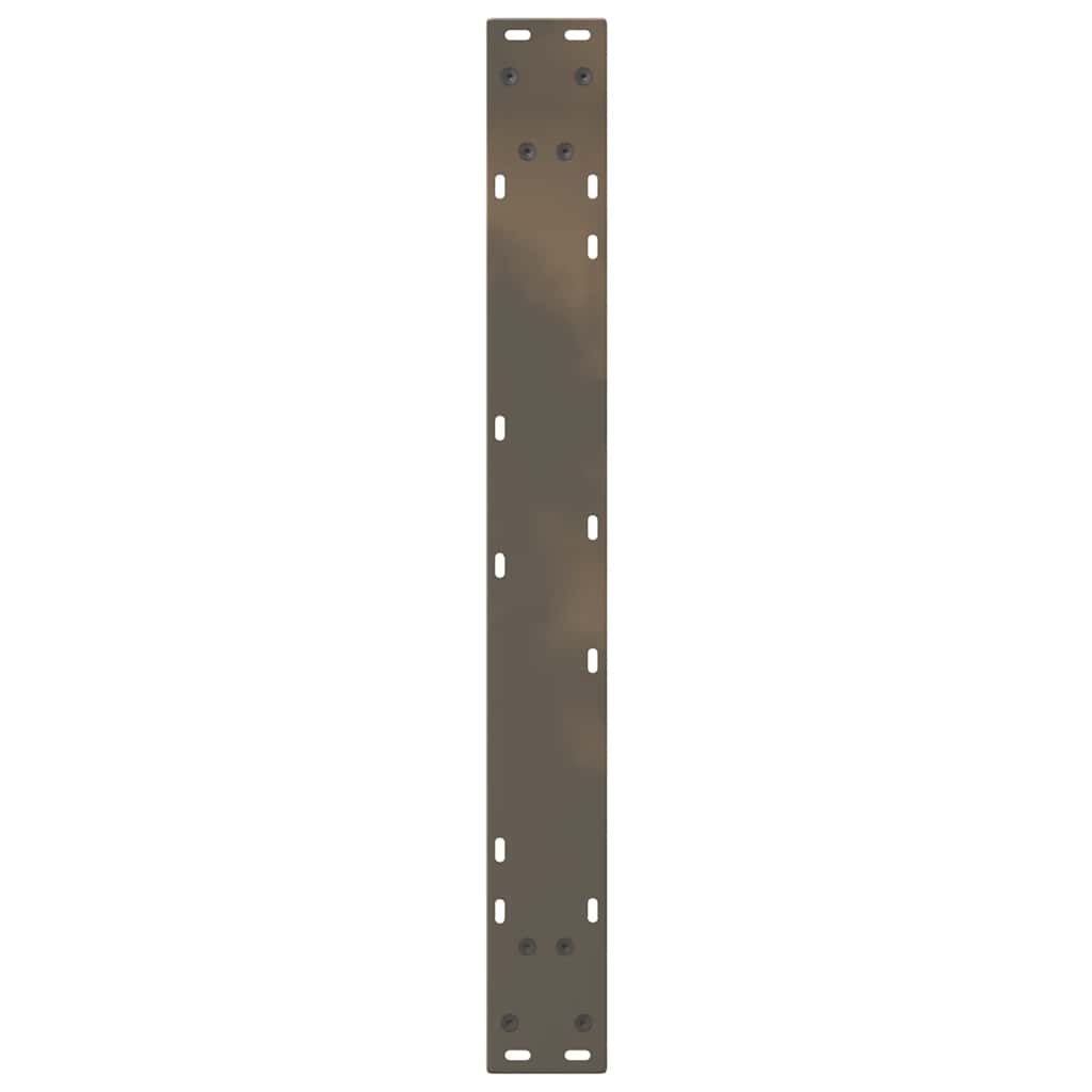 spisebordsben 2 stk. naturstål 70 x (72-73,3) cm stål