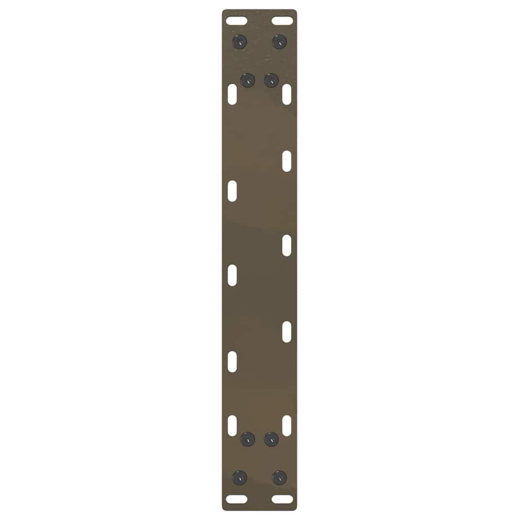 sofabordsben U-formet 2 stk. naturstål 40x(30-31) cm stål