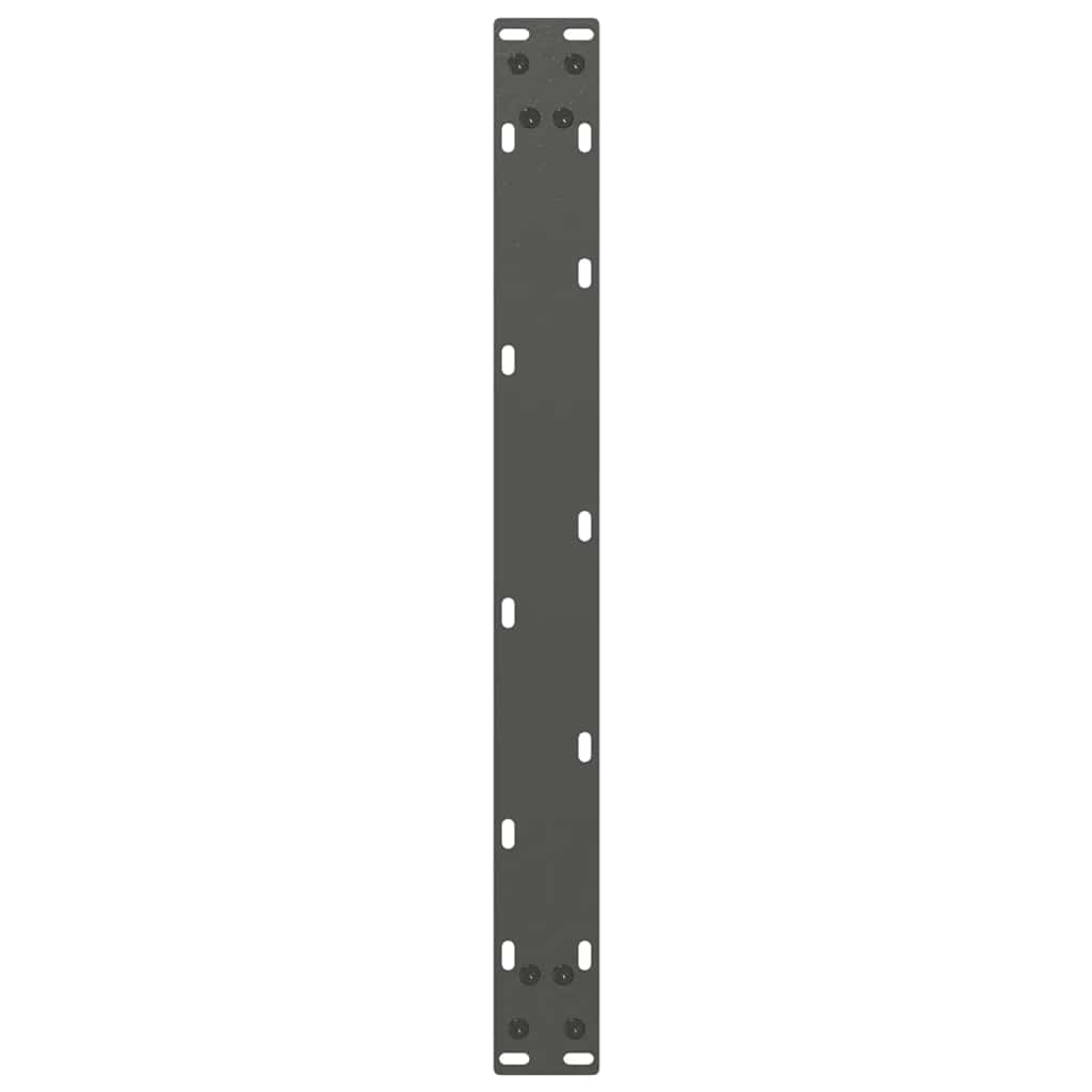 sofabordsben U-formet 2 stk. antracit 60x(30-31) cm stål
