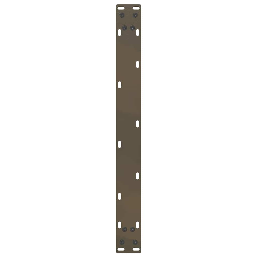 sofabordsben U-formet 2 stk. naturstål 60x(30-31) cm stål