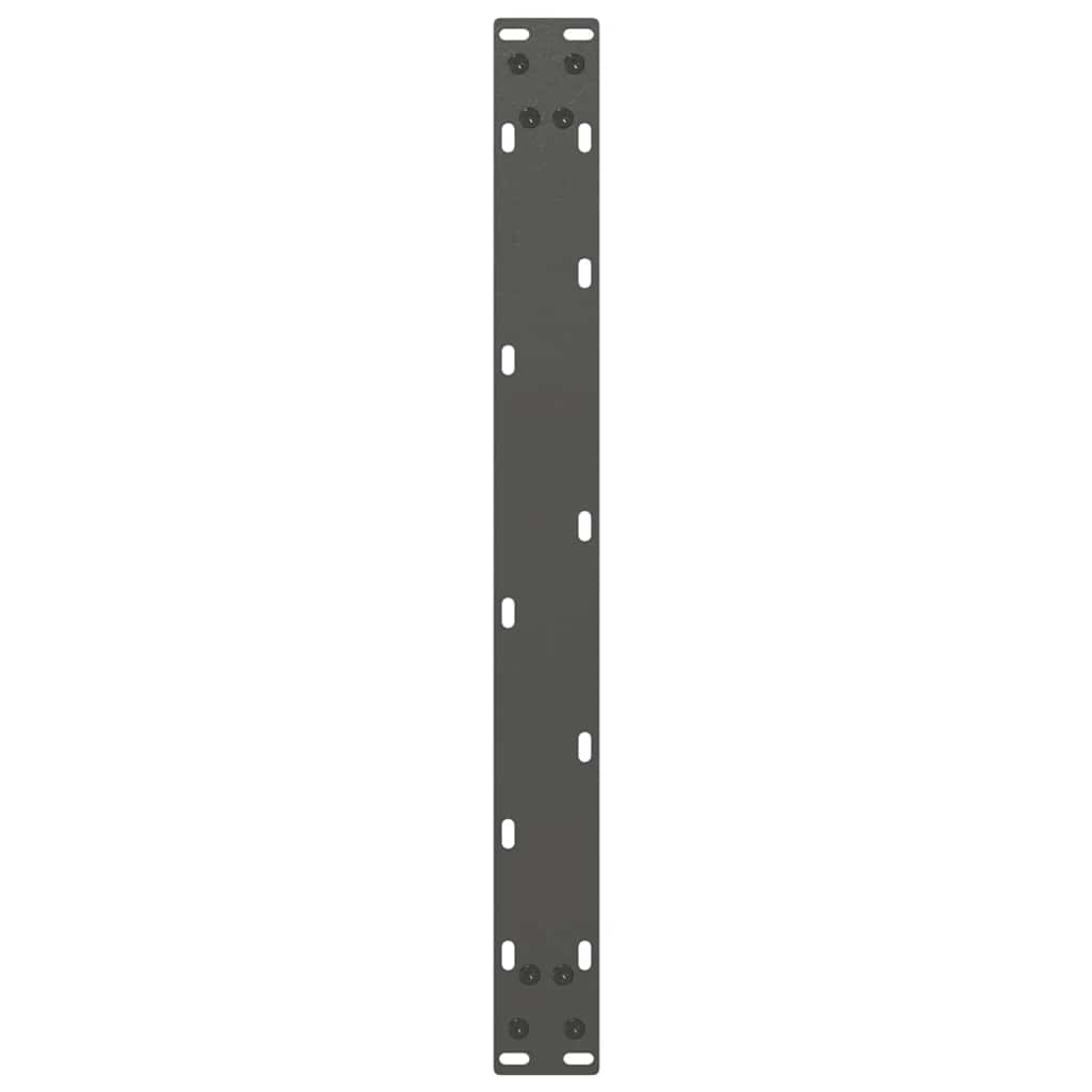 sofabordsben U-formet 2 stk. antracit 70x(30-31) cm stål
