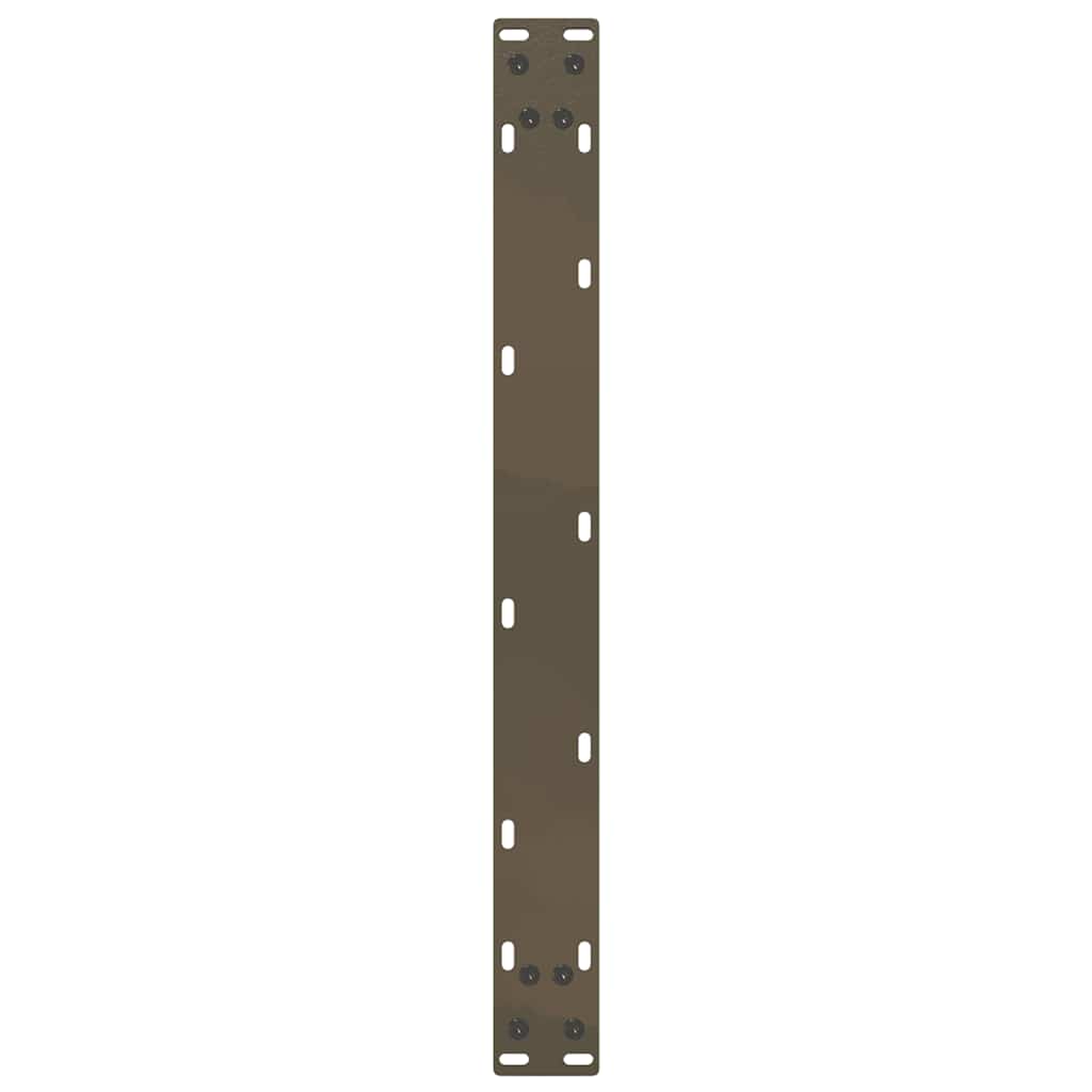 sofabordsben U-formet 2 stk. naturstål 70x(30-31) cm stål