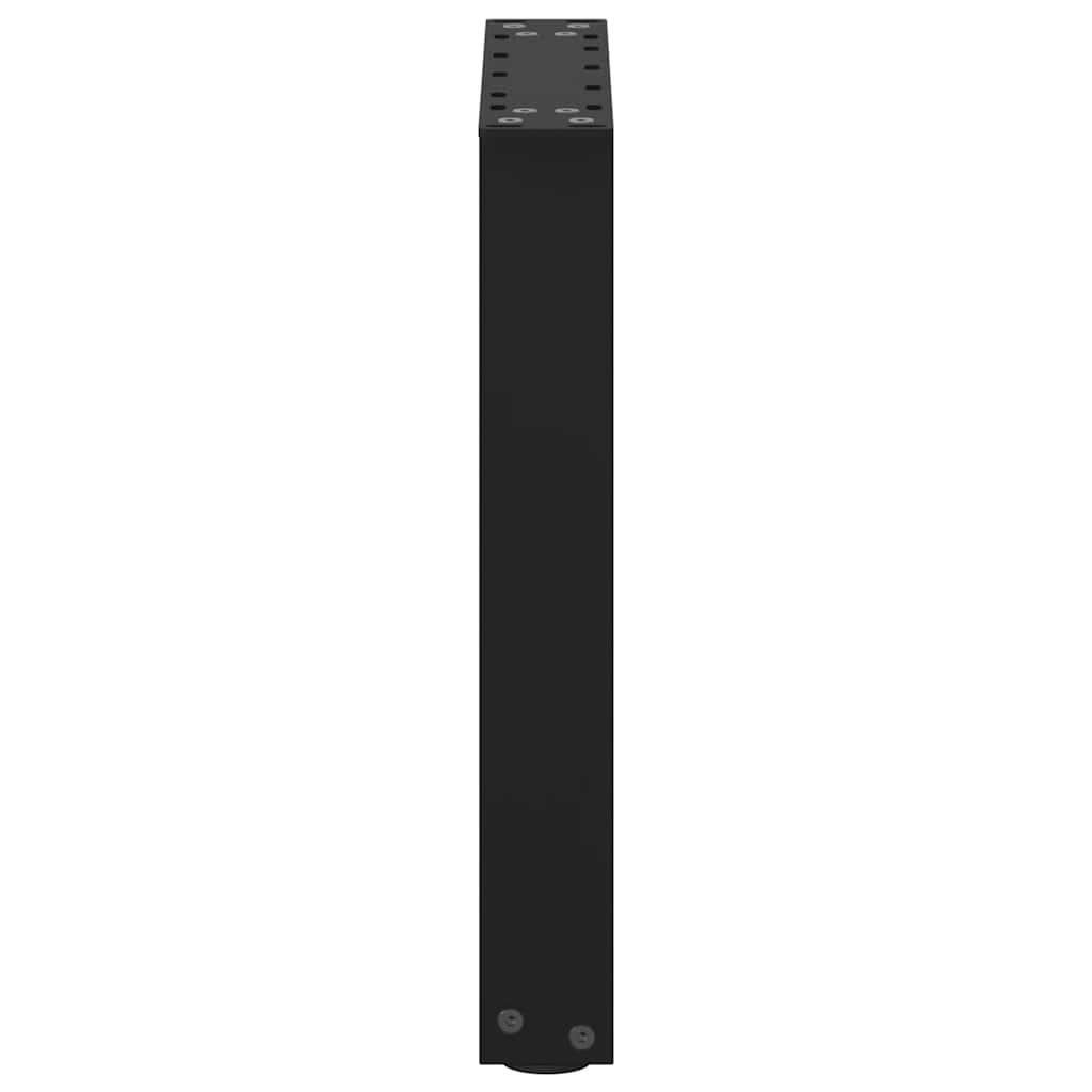 sofabordsben U-formet 2 stk. sort 28 x (42-43) cm stål