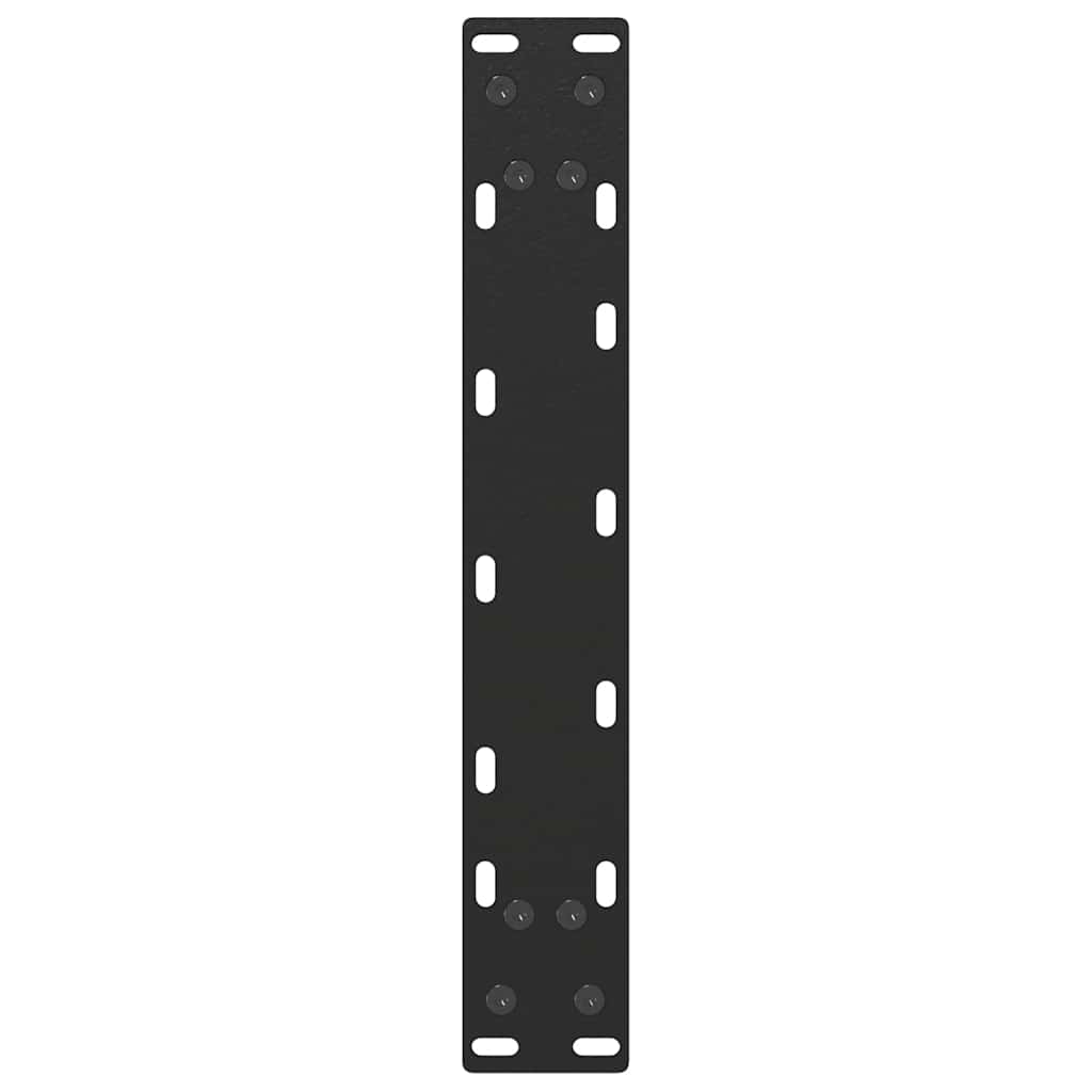 sofabordsben U-formet 2 stk. sort 28 x (42-43) cm stål