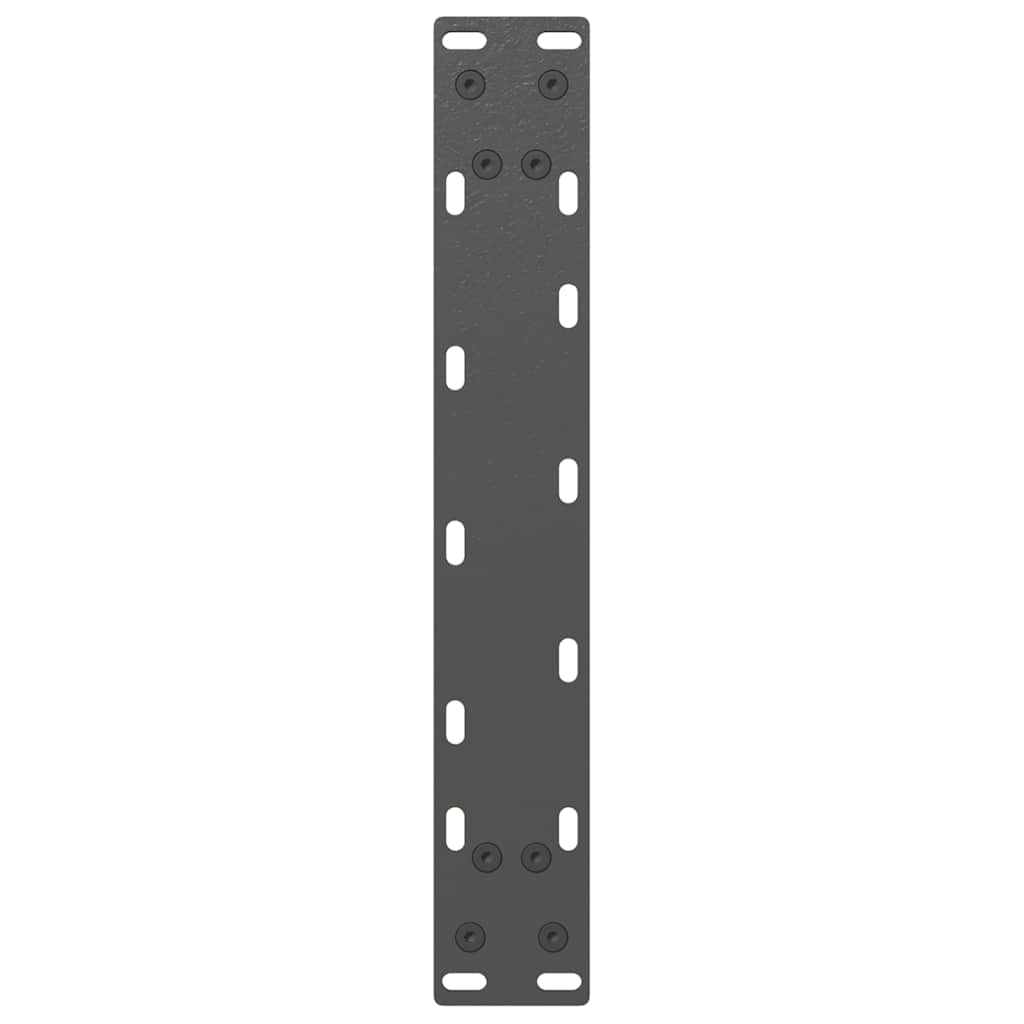 sofabordsben U-formet 2 stk. antracit 28 x (42-43) cm stål