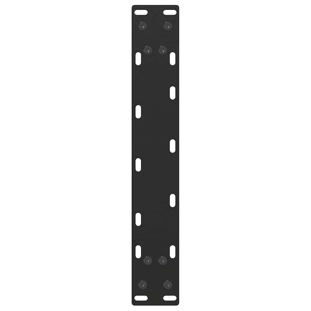 sofabordsben U-formet 2 stk. sort 38 x (42-43) cm stål