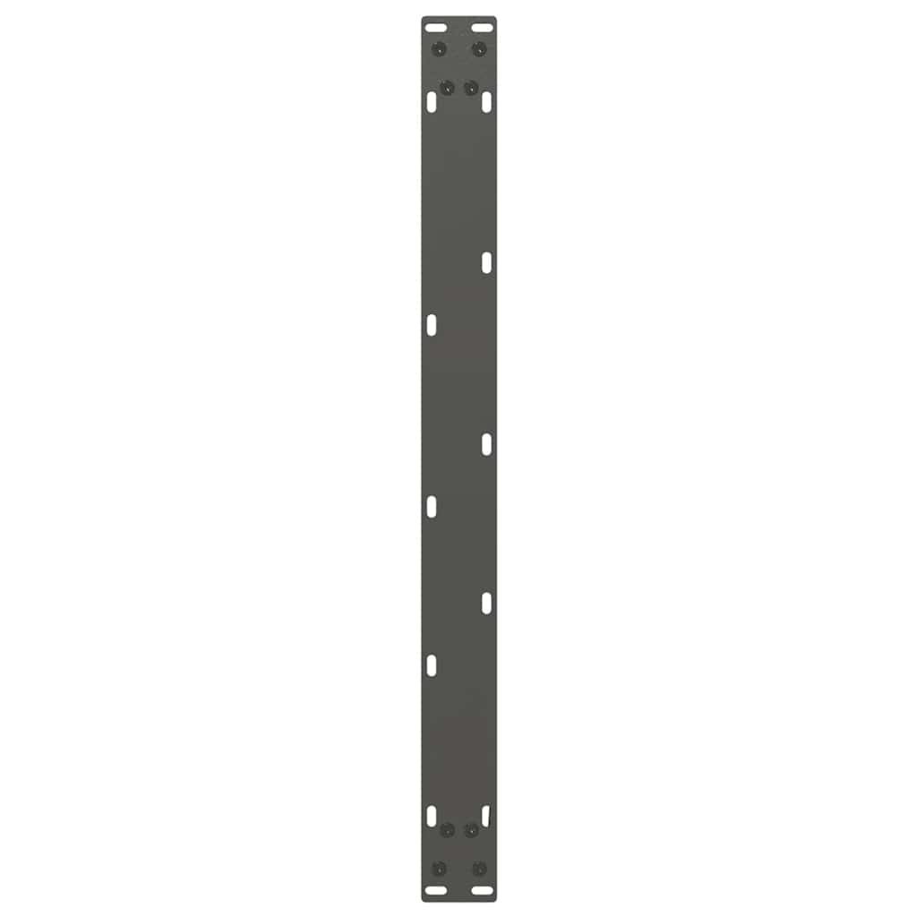 sofabordsben U-formet 2 stk. antracit 70 x (42-43) cm stål