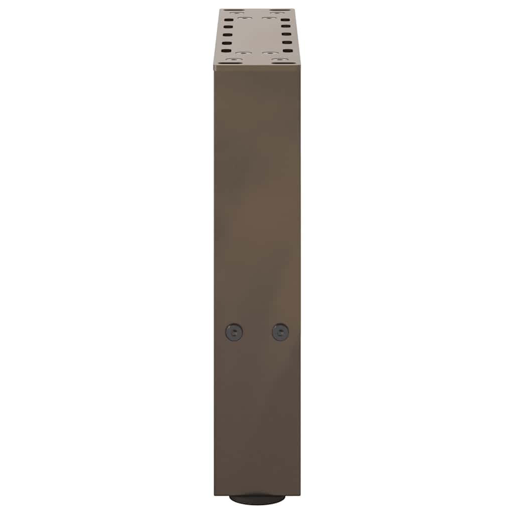 sofabordsben naturstål 2 stk. 30x(30-31) cm stål