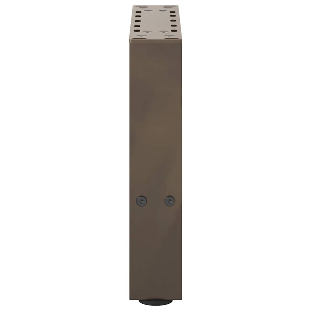 sofabordsben naturstål 2 stk. 40x(30-31) cm stål