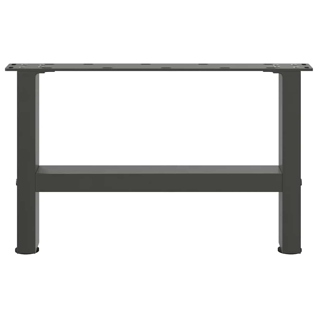 sofabordsben antracit 2 stk. 50x(30-31) cm stål