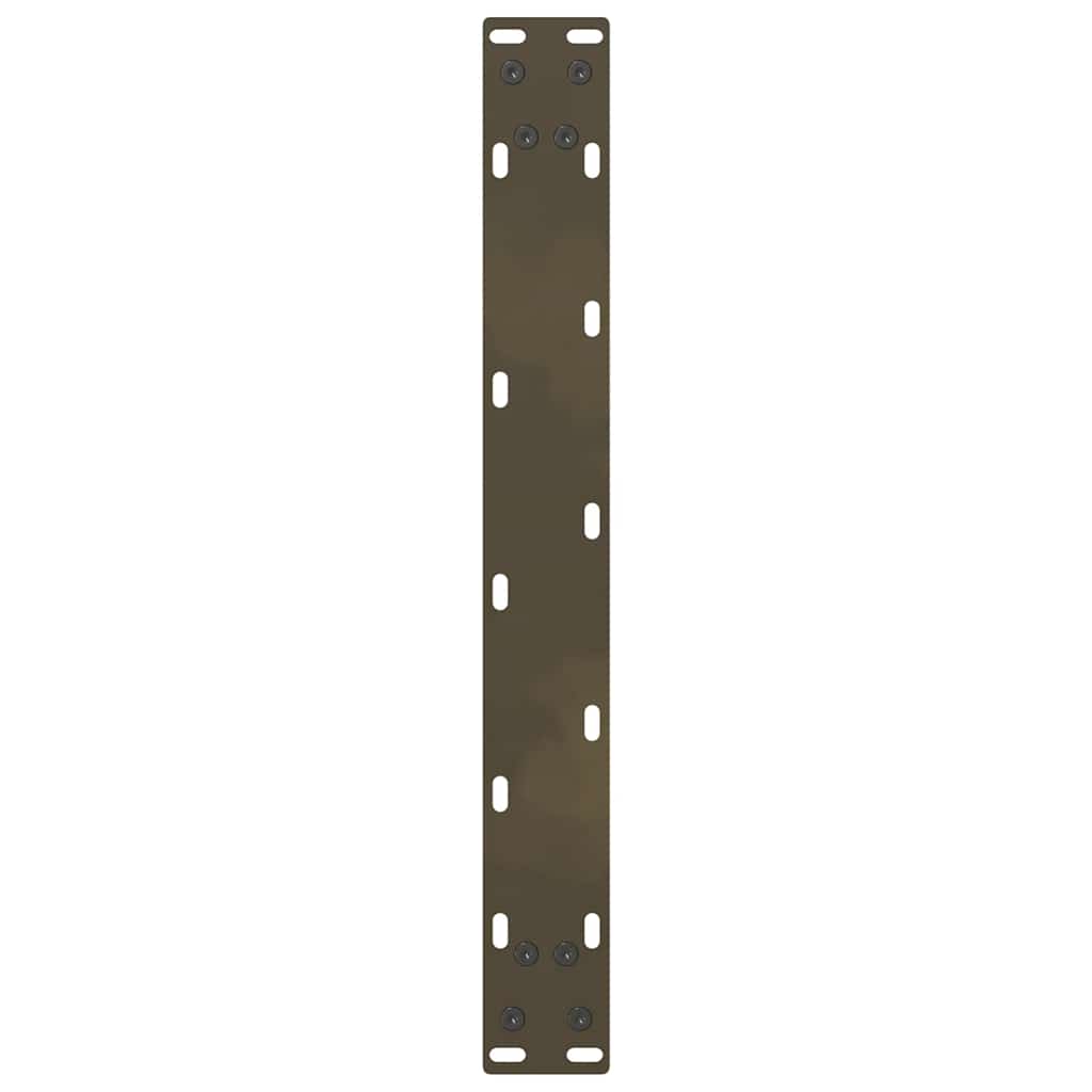 sofabordsben naturstål 2 stk. 50x(30-31) cm stål