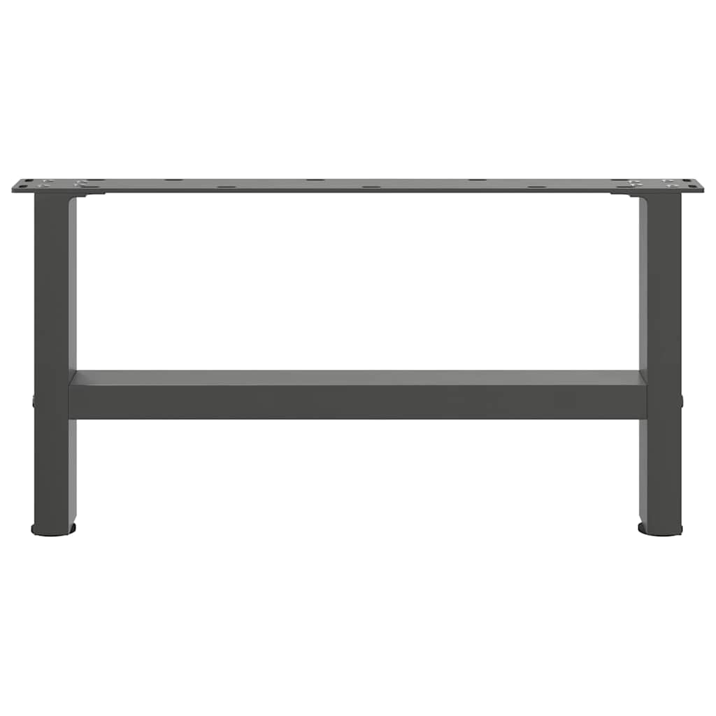 sofabordsben antracit 2 stk. 60x(30-31) cm stål