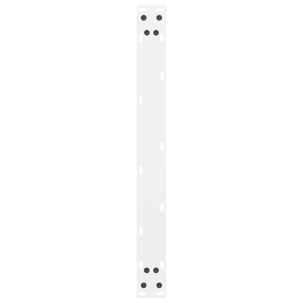 sofabordsben hvide 2 stk. 70x(30-31) cm stål