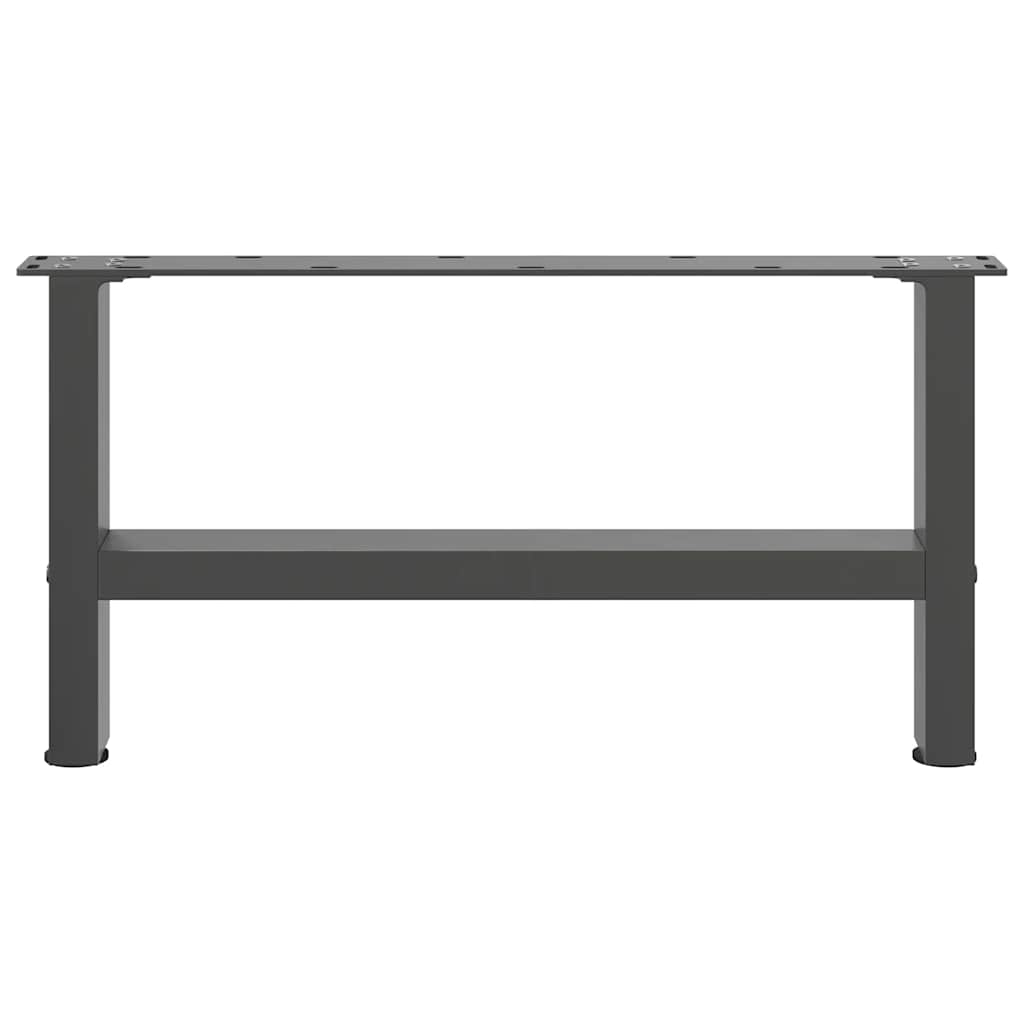 sofabordsben antracit 2 stk. 70 x (30-31) cm stål