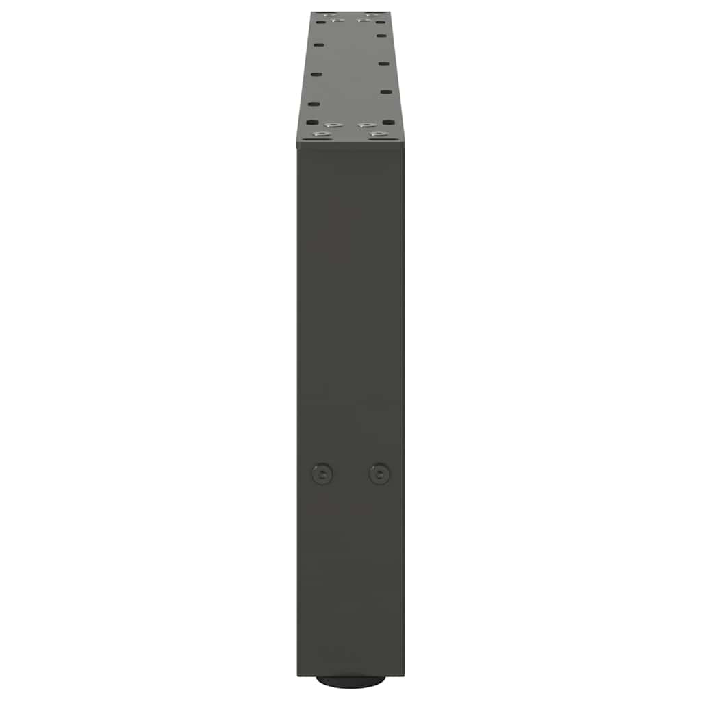 sofabordsben antracit 2 stk. 70 x (30-31) cm stål