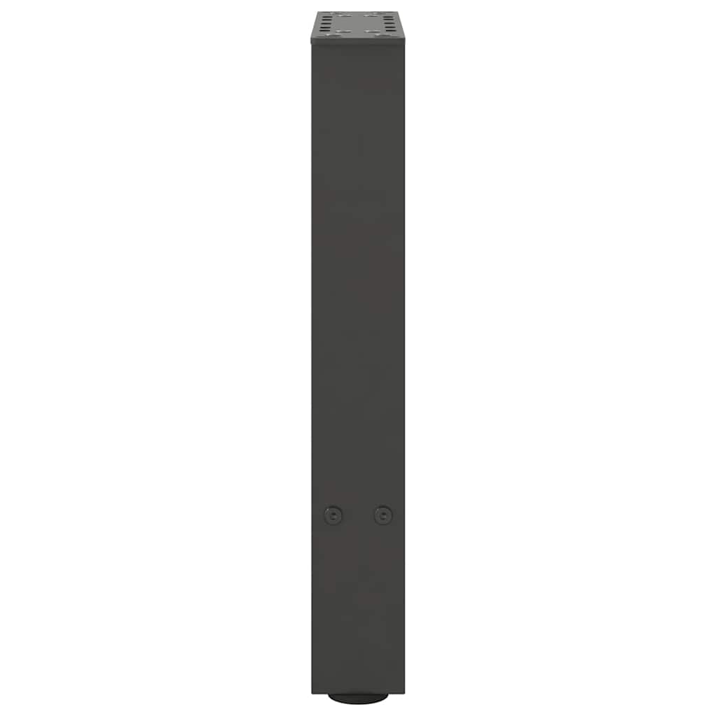 sofabordsben antracit 2 stk. 28 x (42-43) cm stål