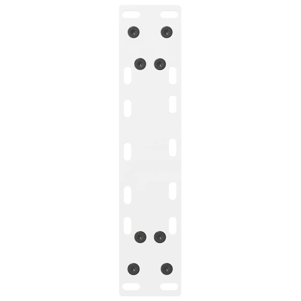 sofabordsben hvide 2 stk. 38 x (42-43) cm stål