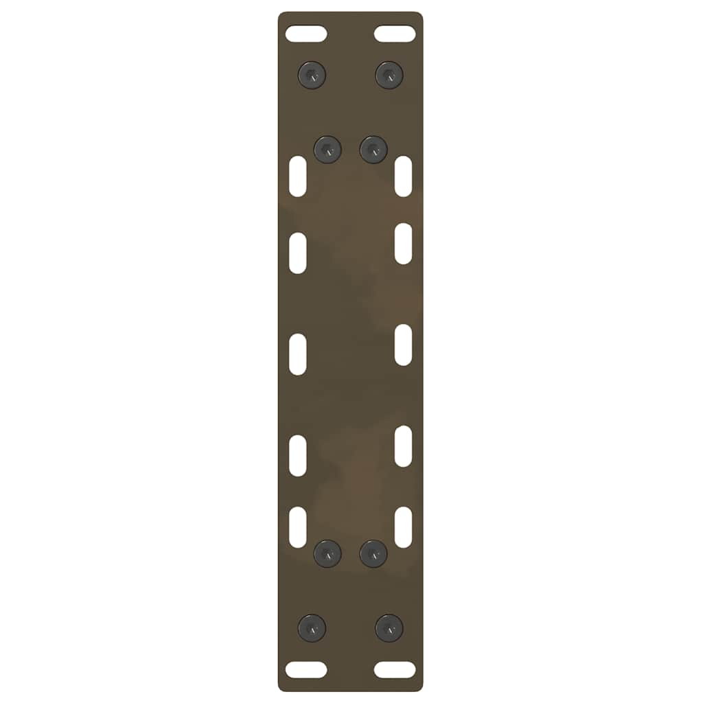sofabordsben naturstål 2 stk. 38 x (42-43) cm stål