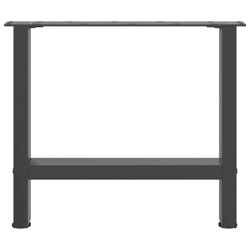 sofabordsben antracit 2 stk. 60 x (42-43) cm stål