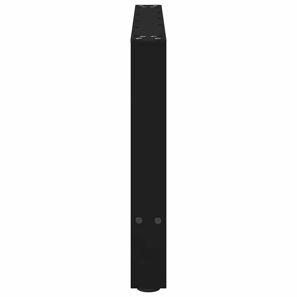 sofabordsben sort 2 stk. 70 x (42-43) cm stål