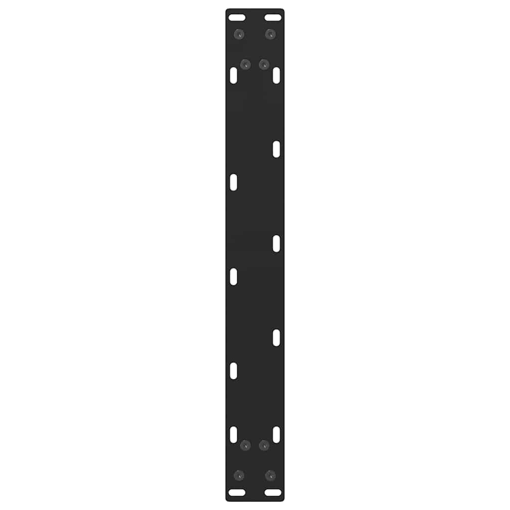 sofabordsben sort 2 stk. 70 x (42-43) cm stål