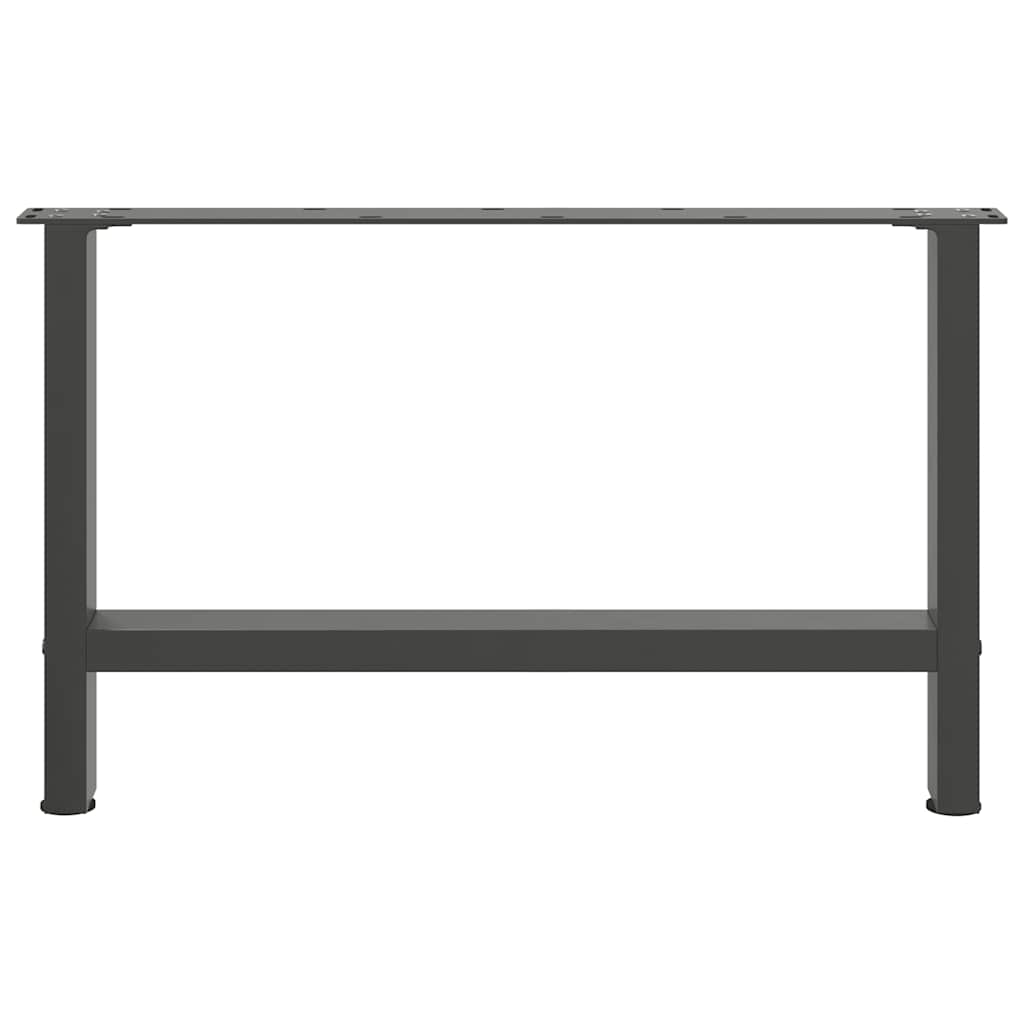 sofabordsben antracit 2 stk. 70 x (42-43) cm stål