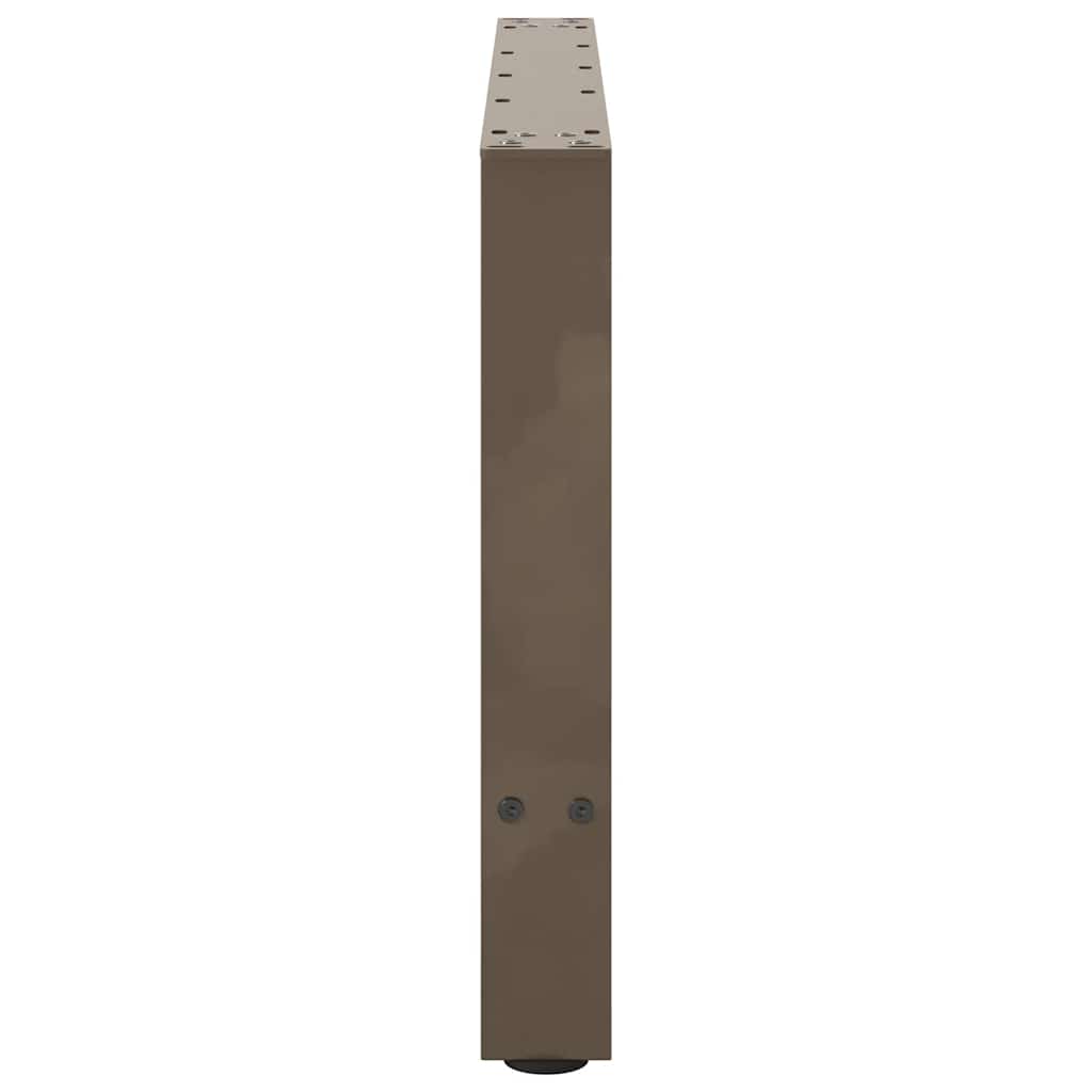 sofabordsben naturstål 2 stk. 70x(42-43) cm stål