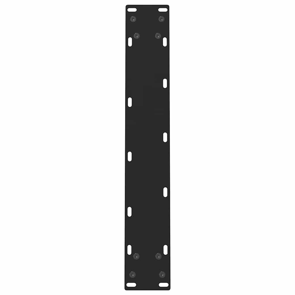 spisebordsben sort 2 stk. 50x(72-73) cm stål