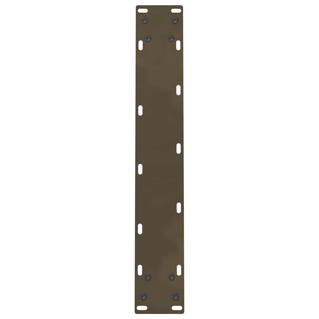 spisebordsben naturstål 2 stk. 50x(72-73) cm stål