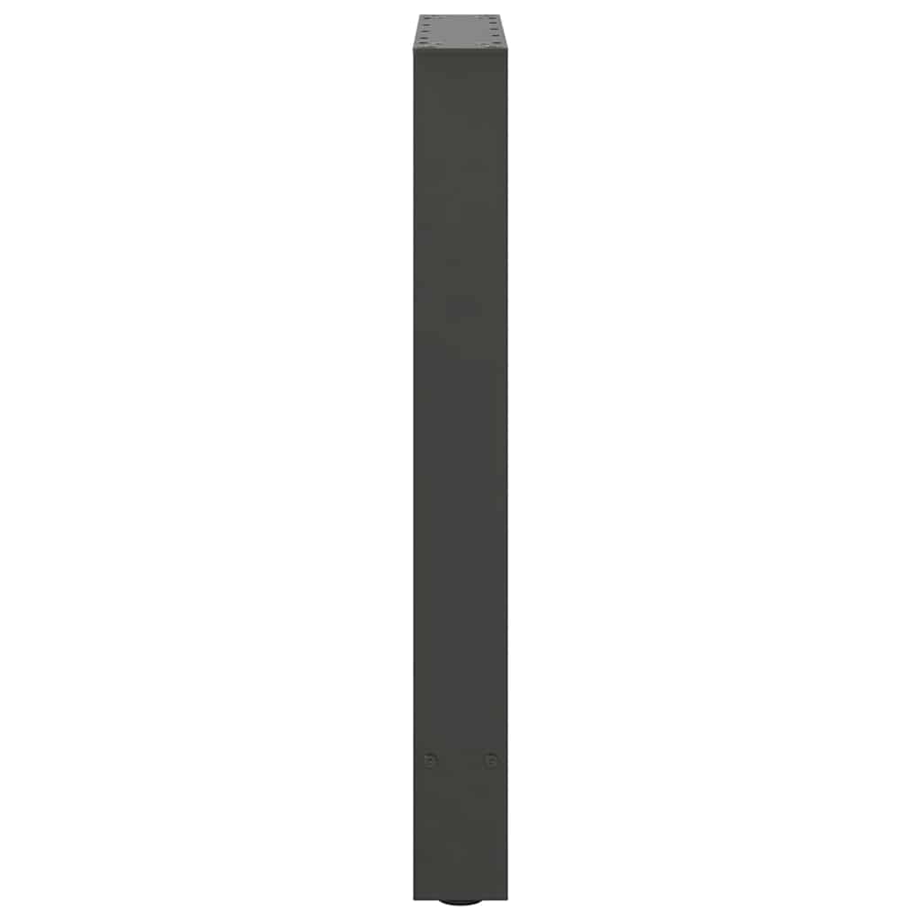 spisebordsben antracit 2 stk. 60 x (72-73) cm stål