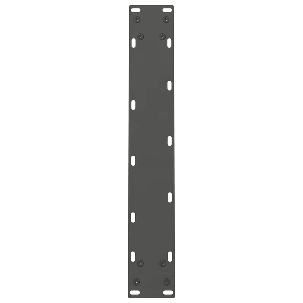spisebordsben antracit 2 stk. 60 x (72-73) cm stål