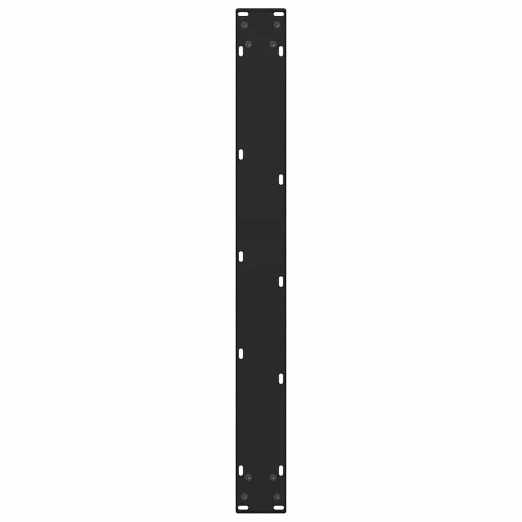 spisebordsben sort 2 stk. 70x(72-73) cm stål